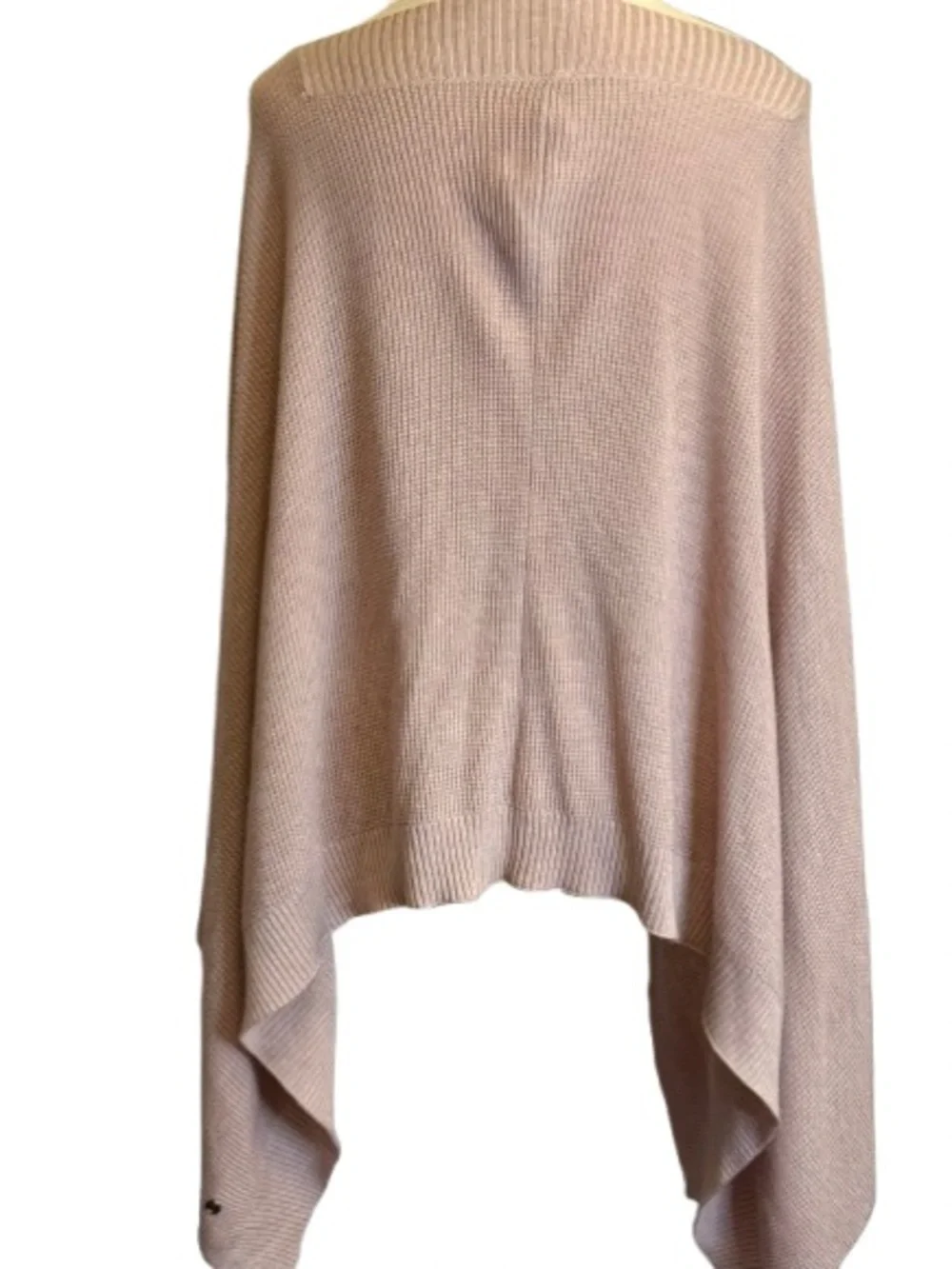 Lululemon NWOT Forward Flow Cape Blush Pink Cashmere Blend Poncho Sweater OS